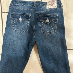 BECCA Women's Boot Cut Jeans in Dark Blue Wash